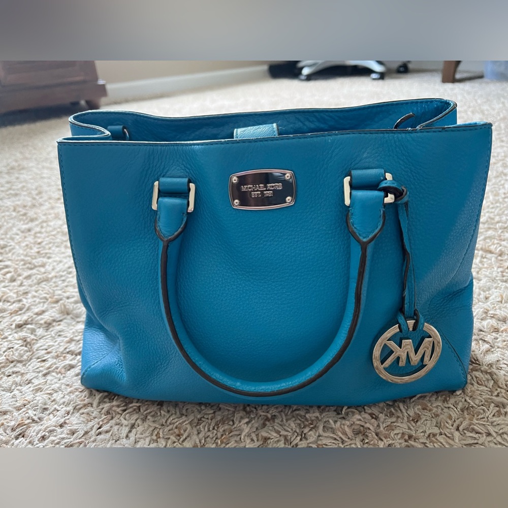 Michael Kors LEATHER BLUE handbag